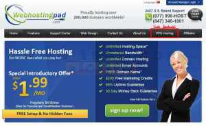 شراء دومين و استضافة من ويب هوستنج باد web hosting pad 8