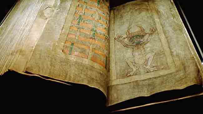 اسطورة مخطوطات جيجاس او كتاب الشيطان