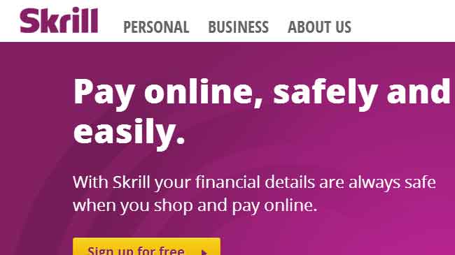 حساب في البنك الالكتروني سكريل Skrill ( موني بوكرز )