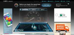 قياس سرعة النت عن طريق موقع speed test الخطوة الثانية