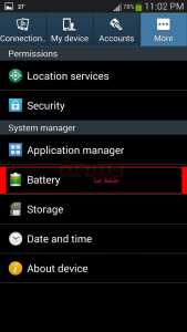 فيروس داخل هاتفك الذكي الجوال : الضغط على البطارية
