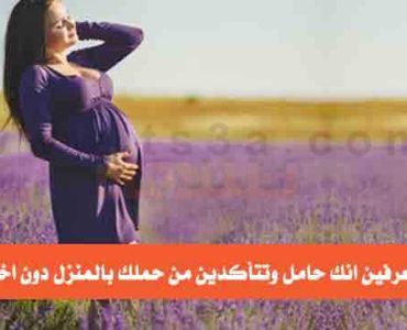 كيف تعرفين انك حامل وكيف تتأكدين من حملك بالمنزل