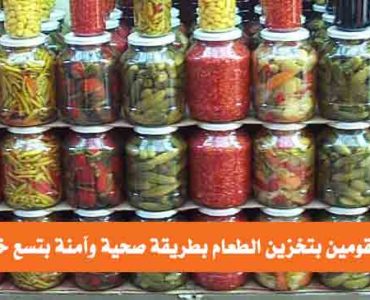كيف تقومين بتخزين الطعام بطريقة صحية وآمنة