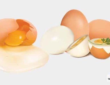 تمييز البيضة النيئة عن المسلوقة