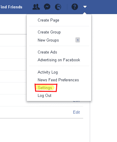 تأمين حساب الفيسبوك