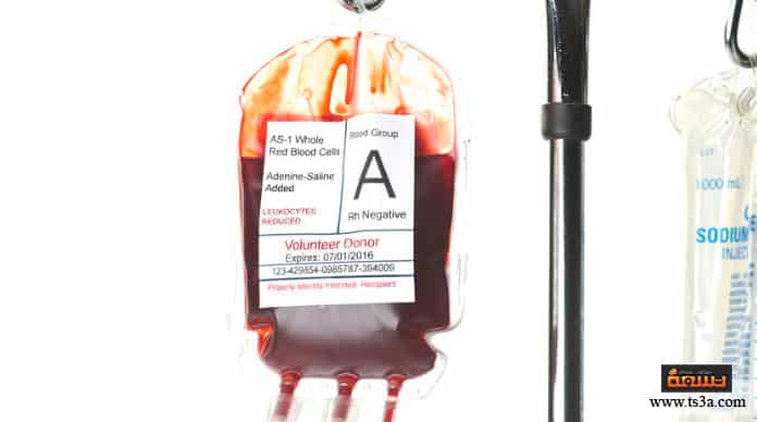 فصيلة الدم بدون تحليل