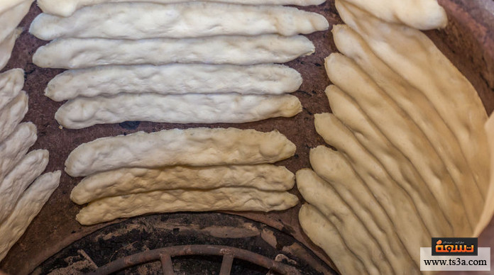 خبز التنور طريقة عمل عجينة خبز التنور السوري